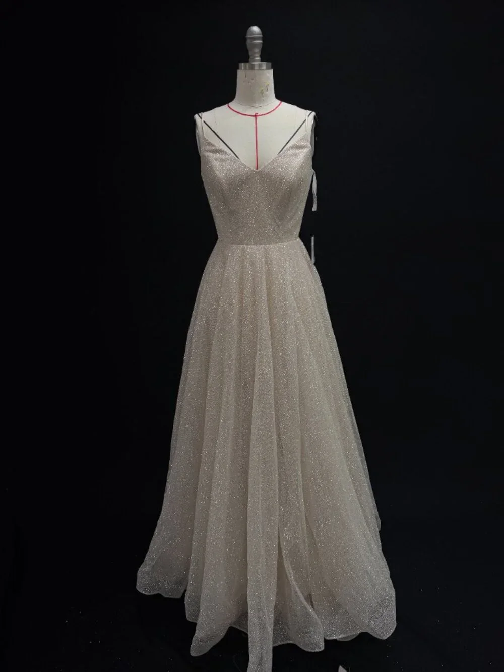 new with tag Sparkle Wedding Dress Heist blush color - Picture 5 of 10